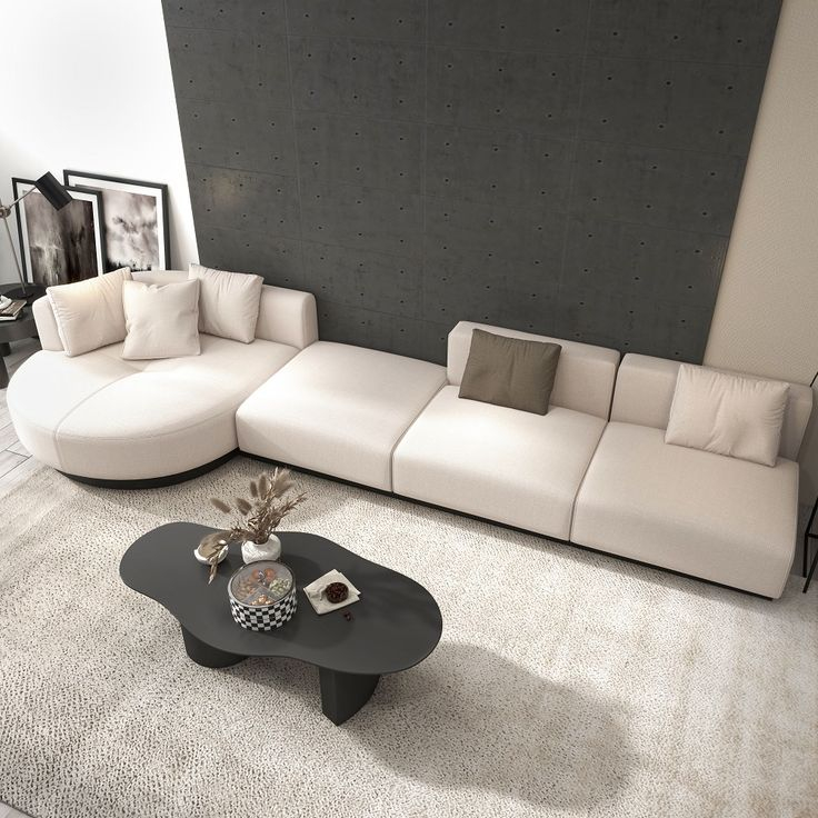 Modern Living Room Lobby Hotel Resort Sofa, Leather sofa