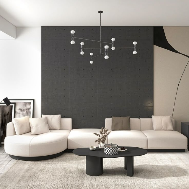 Modern Living Room Lobby Hotel Resort Sofa, Leather sofa
