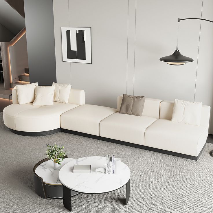 Modern Living Room Lobby Hotel Resort Sofa, Leather sofa